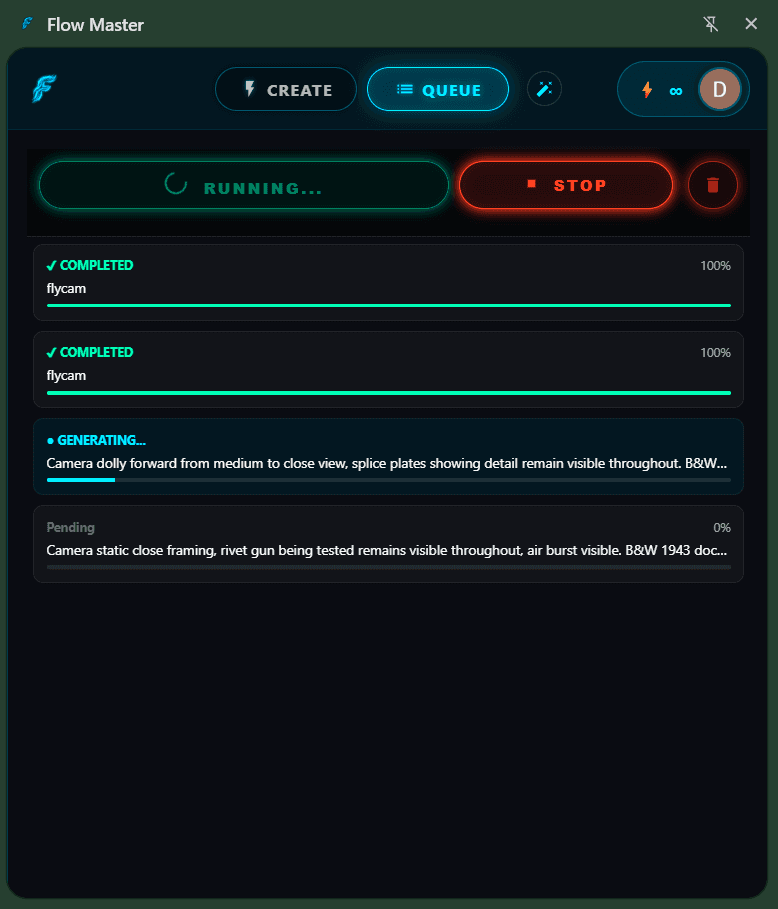 Real-Time Progress